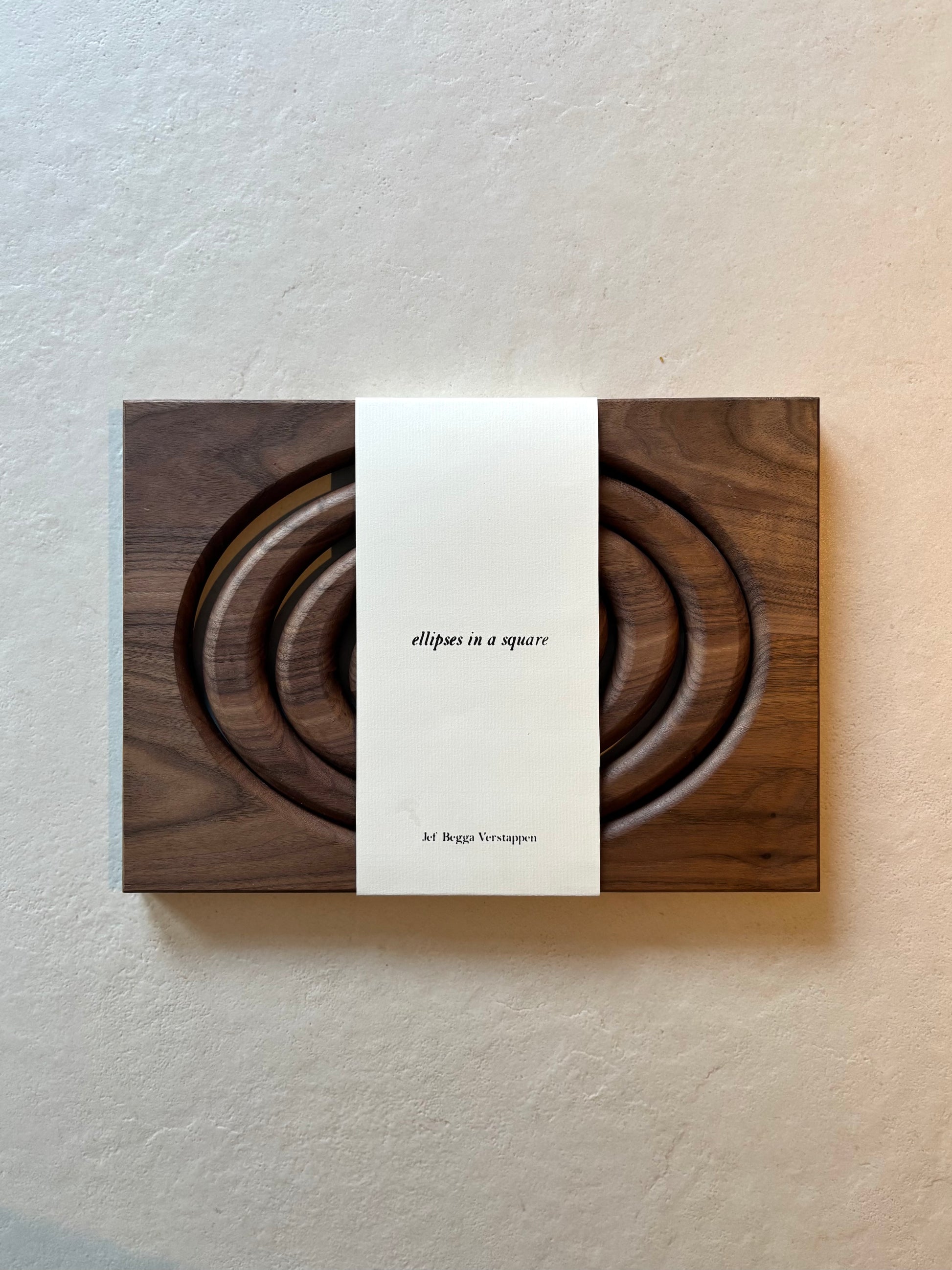 Jef Begga Verstappen handcrafted walnut oak trivets